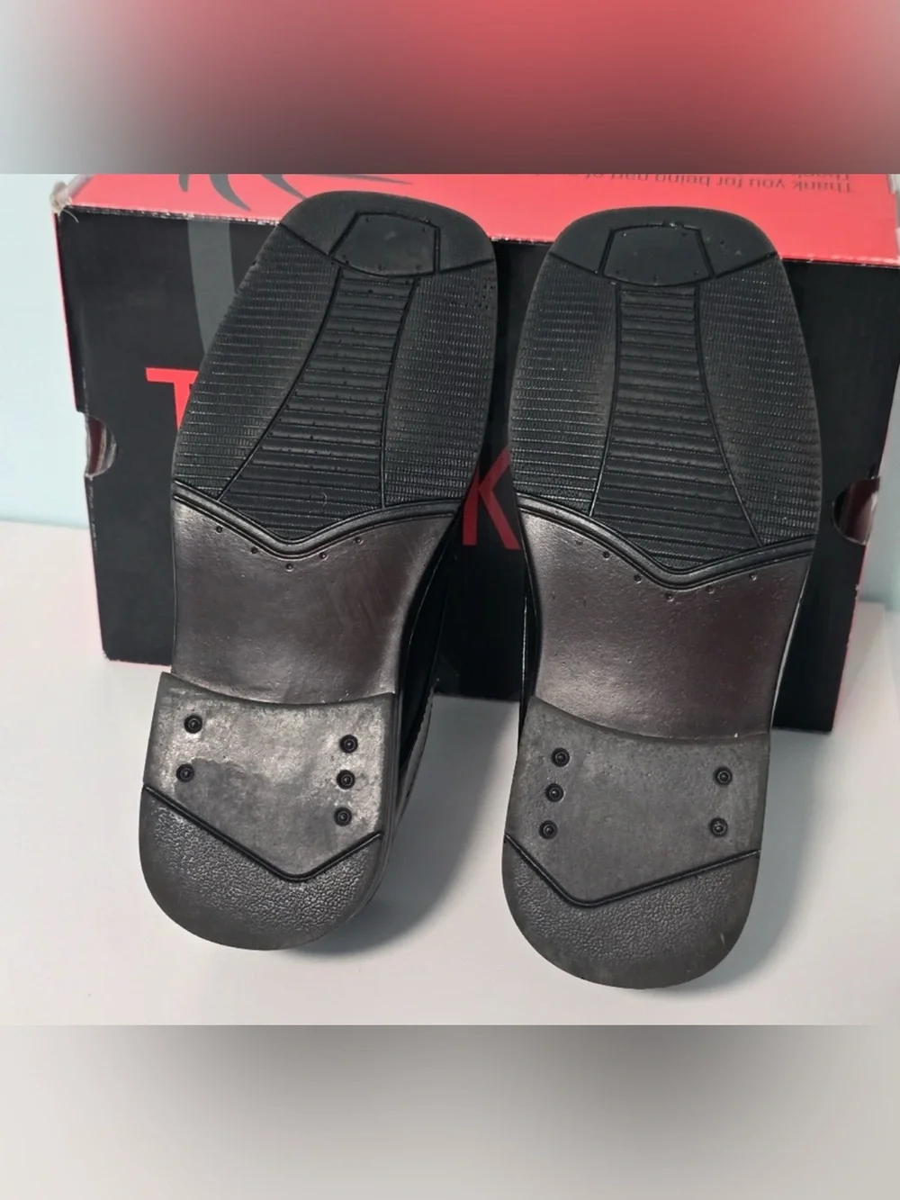 Deer Stags Boys' Size 13.5 Black Dress Shoes